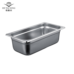 Nihon Catering Gastronorm Sartenes 1/3 Tamaño 100 mm de profundidad Sartén para cocer al vapor para set de catering