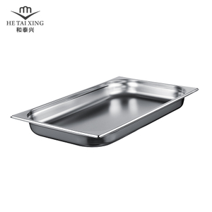 Cacerola GN estilo UE 1/1 tamaño 55mm de profundidad Buffet Catering para cocina básica