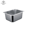 US Gastronorm Pan 1/2 Tamaño 150 mm Recipiente seguro para congelador profundo para utensilios de cocina de acero