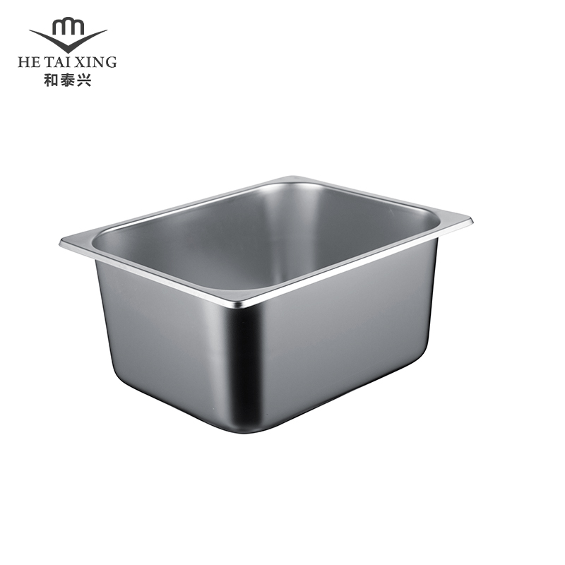 US Gastronorm Pan 1/2 Tamaño 150 mm Recipiente seguro para congelador profundo para utensilios de cocina de acero