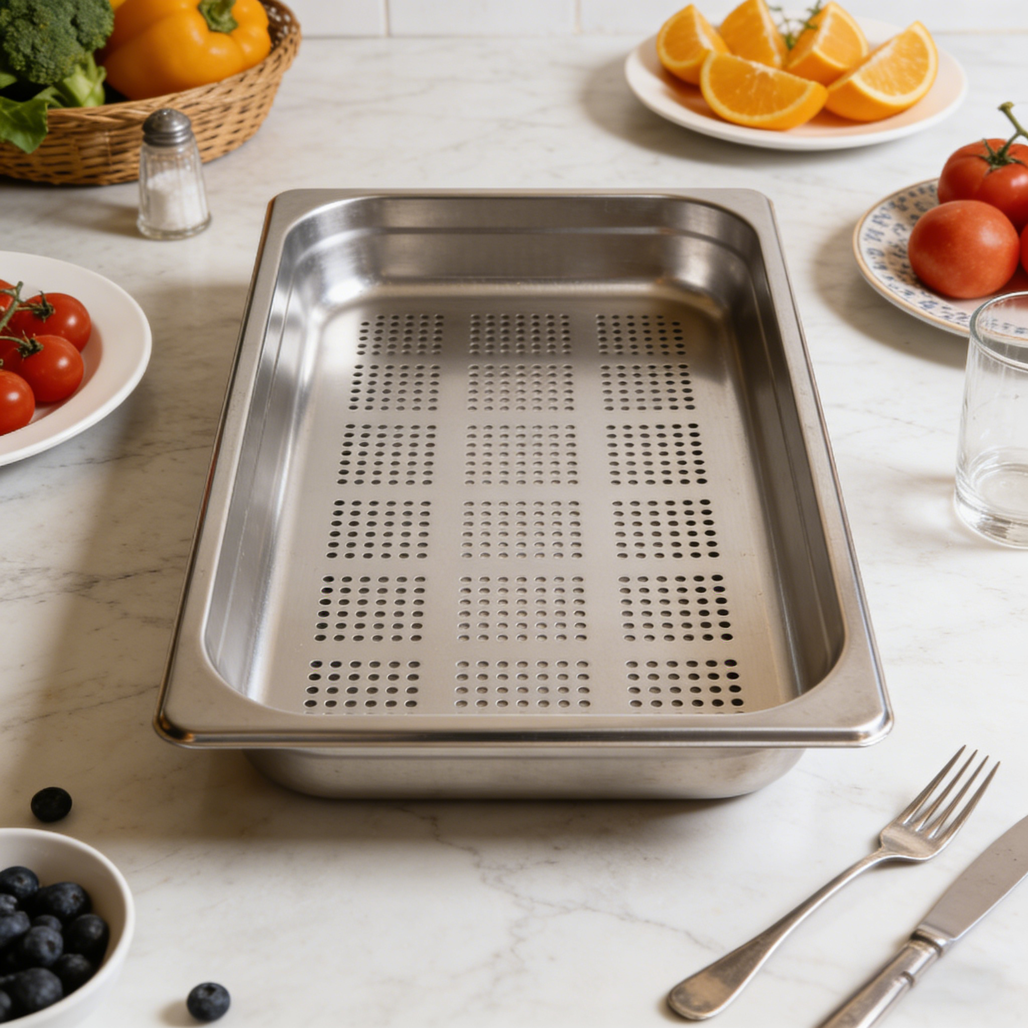 Bandeja gn perforada