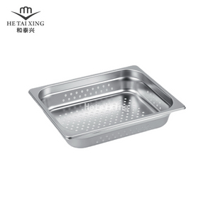 Bandeja gastronorm japonesa perforada 1/2 mesa de vapor de 65 mm de profundidad a la venta para cafeterías pequeñas