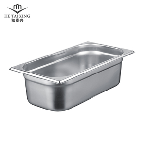 Catering Gastronorm Sartenes 1/3 Tamaño 100 mm de profundidad Portador de alimentos para soluciones de cocina